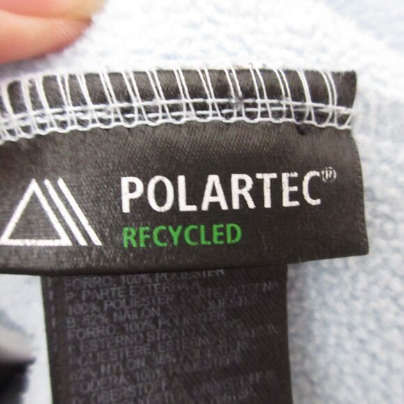 The North Face Denali Jacket Women Small‎ Blue Fleece Polartec Recycled Zipper - Picture 5 of 13